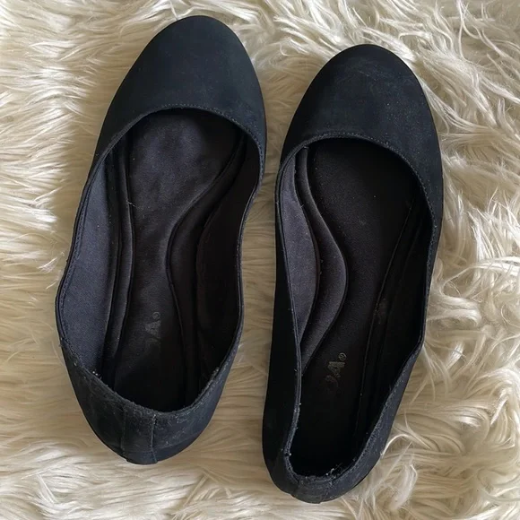 Soda black suede professional loafer work business career shoe gel soles 8 1/2 - Picture 3 of 16